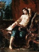 Eugene Delacroix Odalisque painting